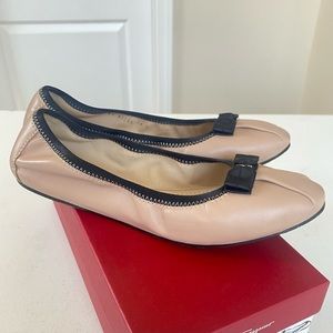 Salvatore Ferragamo My Joy Flats, Never Worn, Like New. Women’s Size 10.